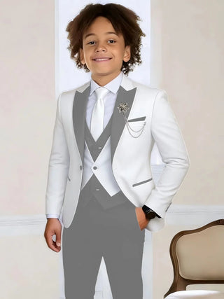 Handsome Wedding Ring Bearer Tuxedo Outfit