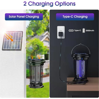 Solar Rechargeable Mosquito Bug Zapper