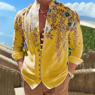 Men's Flower Pattern 3D Printed Shirt - Epictzar Intl.
