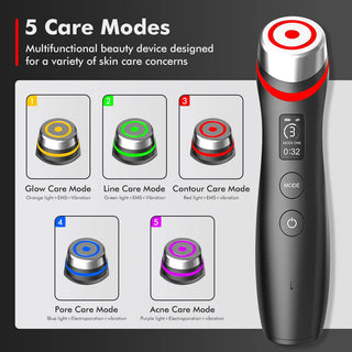 LED Vibration Massager Beauty Device