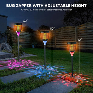Outdoor Yard Garden Solar Bug Zapper
