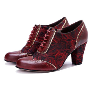Floral Print Pumps Party Shoes