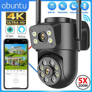 Dual Lens WiFi Surveillance Security Camera