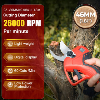 Cordless Power Tree Pruner Scissors