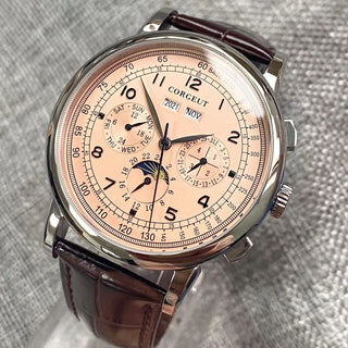 Multifunctional Polished Automatic Men's Watch