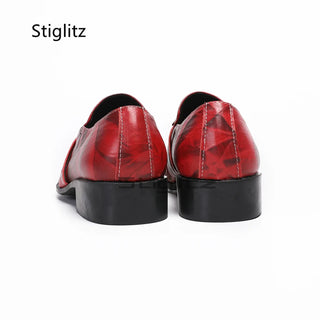Embroidery Metal Toe Luxury Wedding Shoes