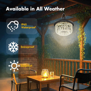 Adjustable Color Changing Solar Garden Lamp