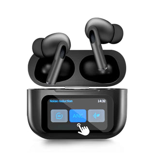 Original GREATWALL Wireless Bluetooth Earphones ANC Noise Reduction Earbuds HD Mic Call Gamer Earbuds LED Touch Screen Control