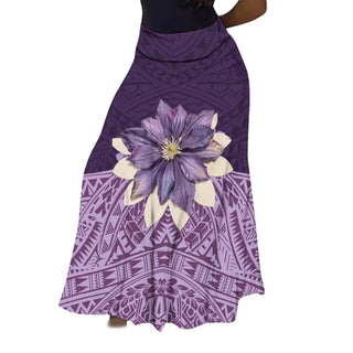 Comfortable Hawaiian Style Fabric Skirt