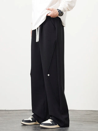 Men Wide Leg Loose Track Pants