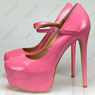 Platform Round Toe Pumps Shoes