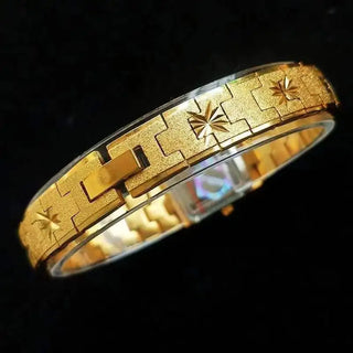 Luxurious Lovers 24K Gold Watch