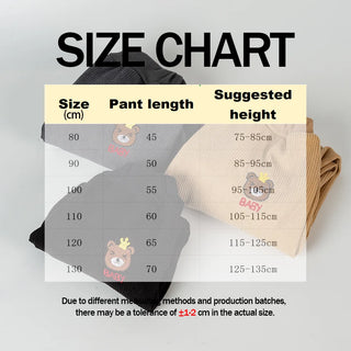 Cute Cartoon Corduroy Warm Pants