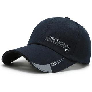 Men's Hat Canvas Baseball Caps Spring and Autumn Peaked Cap Leisure Sunscreen Fishing Caps Outdoor Adjustable Sports Riding Cap
