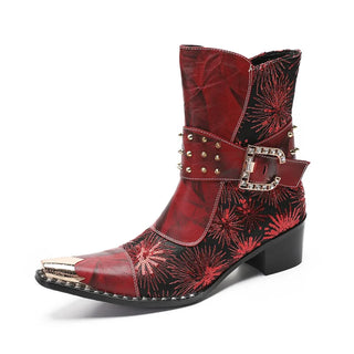 Spike Metal Riveted Luxurious Men's Boots