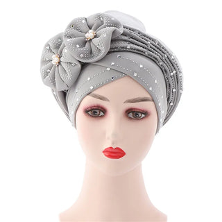 African Turban Braids Headscarf Bonnet