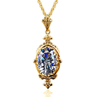 Trendy Garnet Vintage Wedding Pendant
