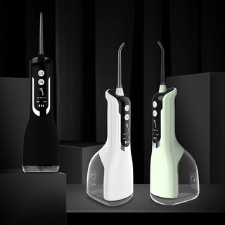 Dental Floss Portable Cordless L12 Oral Irrigator 5 Cleaning Modes Waterproof Rechargeable Dental Cleaner 4 Nozzles Clean Gums
