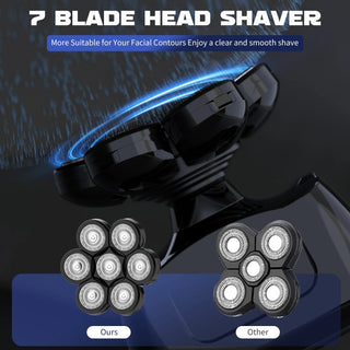 Electric 7D Heads Hair Grooming Kit