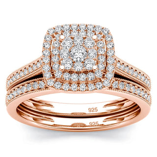 Women Wedding Engagement Bridal Rings