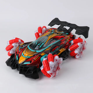 RC LED Light Wheel Stunt Toy Car