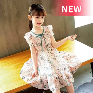Girls Sleeveless Wedding Party Dress