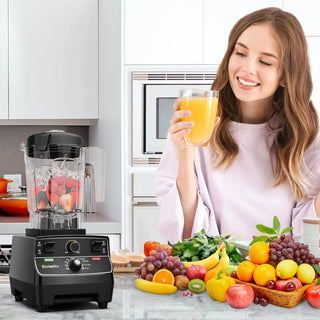 Professional Smoothie Blender, Countertop Blender, Commercial Blender 2200W High Power with 68oz Pitcher, Smart Timer, blenders