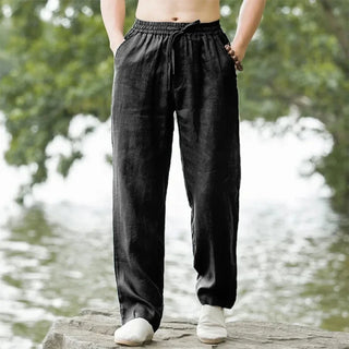 Men's Linen Loose Beach Pants