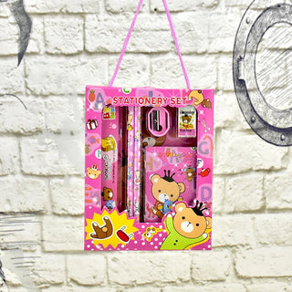 Cute 6PCS School Stationary Supplies Set