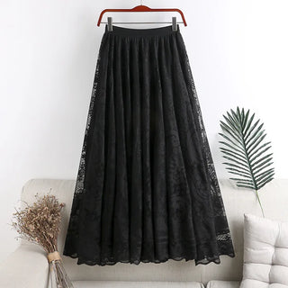 Vintage Embroidery Ethnic Style Party Skirt