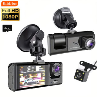 Front And Inside Dual Dash Cam