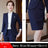 Navy Skirt Suits