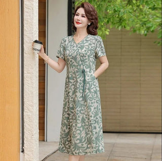 Floral Chiffon Beach Party Midi Dress - Epictzar Intl.