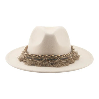 Luxury  Vintage Felted Fedora Hat