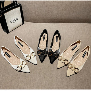 Ladies Pointed Toe Soft Sole Shoes
