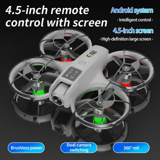 ES800 Pro Mini Drone 8K Professional HD Camera Brushless WiFi FPV Dron Obstacle avoidance Screen Helicopters Quadcopter Boy Toys