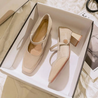 Thick Heels Women's Party Pumps Shoes