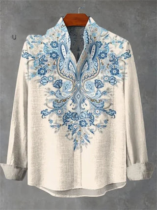 Men's Designer Retro Pattern Printed Top - Epictzar Intl.