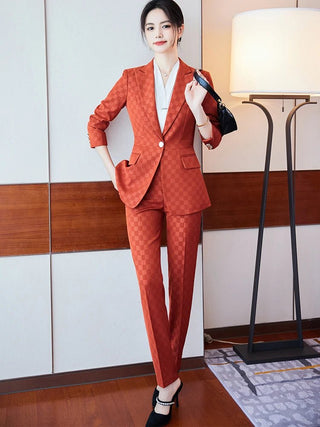 Business Office Ladies 2Pcs Pant Suit - Epictzar Intl.