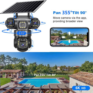 Solar Human Detect Security Camera