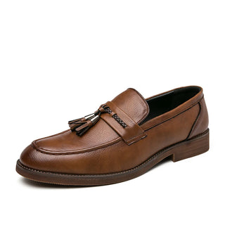 Pointed Casual Fringed Slip-on Shoes
