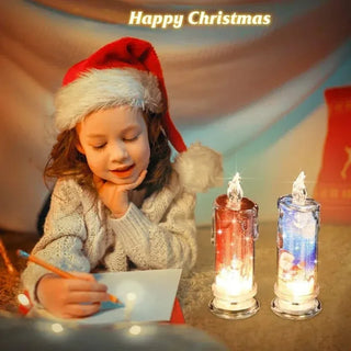Flameless Candles LED Clearance Pillar Candles Christmas Battery Operated Candle Flickering Flame Light Xmas Party Decor