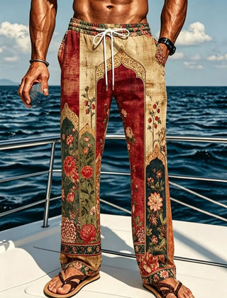 Exotic Printed Multi Pattern Loose Pants