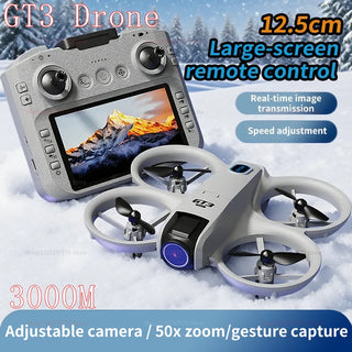 GT3 Upgraded Drone GPS 8K Professional HD 360° Dual Cameras 5G WIFI Brushless Motors Obstacle Avoidance Foldable Quadcopter Toys
