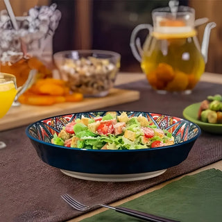Bohemian Mandala Ceramic Dinner Plates