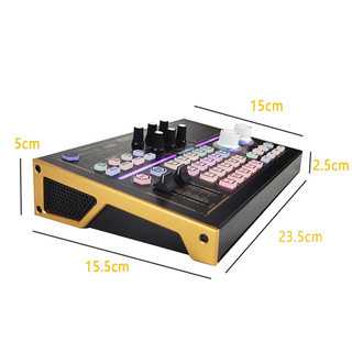 Recording Sound Card Live Broadcast Mixer