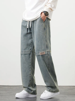 Men's Wide Leg Denim Jeans Pants