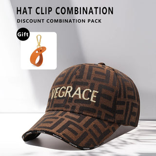 Caps, Baseball Caps, Spring and Summer Boutique Hats, Female Students, Trendy Brands, Men's All-Match Sunscreen, Free Hat Clips