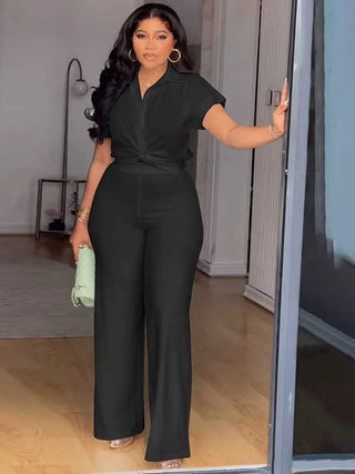 Elegant Office Ladies 2Pcs Outfits Set