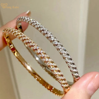 Elegant Sparkling Diamond Gemstone Bracelet
